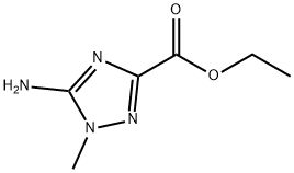 1H-1,2,4-Triazole-3-carboxylic acid, 5-amino-1-methyl-, ethyl ester Structure