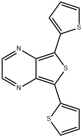 Thieno[3,4-b]pyrazine, 5,7-di-2-thienyl- Structure