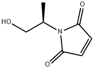 1H-Pyrrole-2,5-dione, 1-[(1R)-2-hydroxy-1-methylethyl]- 구조식 이미지