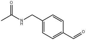 Acetamide, N-[(4-formylphenyl)methyl]- Structure