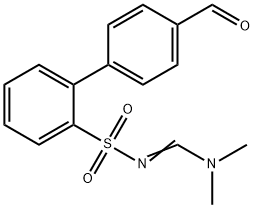 (Z)-N'-(4'-forMylbiphenyl-2-ylsulfonyl)-N,N-diMethylforM Structure