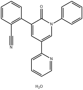 perampanel 3/4 hydrate 구조식 이미지