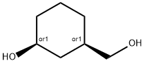 Cyclohexanemethanol, 3-hydroxy-, (1R,3S)-rel- Structure