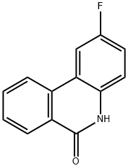 6(5H)-Phenanthridinone, 2-fluoro- Structure