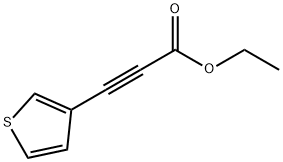 2-Propynoic acid, 3-(3-thienyl)-, ethyl ester Structure