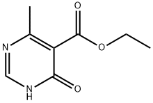 ethyl 4-hydroxy-6-methylpyrimidine-5-carboxylate 구조식 이미지