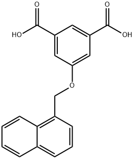5-(naphthalen-1-ylmethoxy)isophthalic acid Structure