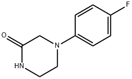 4-(4-Fluorophenyl)-2-piperazinone Structure