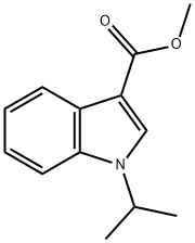 1H-Indole-3-carboxylic acid, 1-(1-methylethyl)-, methyl ester Structure