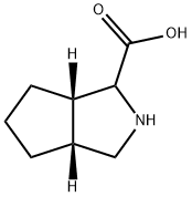 Cyclopenta[c]pyrrole-1-carboxylic acid, octahydro-, (3aR,6aS)- 구조식 이미지