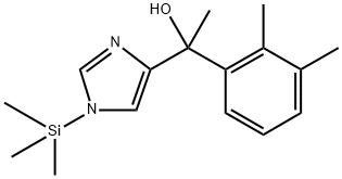 1H-Imidazole-4-methanol, α-(2,3-dimethylphenyl)-α-methyl-1-(trimethylsilyl)- Structure