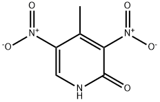 2(1H)-Pyridinone, 4-methyl-3,5-dinitro- Structure