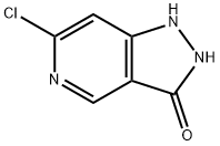 3H-Pyrazolo[4,3-c]pyridin-3-one, 6-chloro-1,2-dihydro- Structure