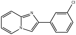 Imidazo[1,2-a]pyridine, 2-(3-chlorophenyl)- 구조식 이미지