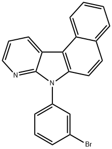 11-(3-bromophenyl)-11,13-diazatetracyclo[8.7.0.02,.012,1]heptadeca-1(10),2,4,6,8,12,14,16-octaene Structure