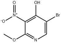 4-Pyridinol, 5-bromo-2-methoxy-3-nitro- 구조식 이미지