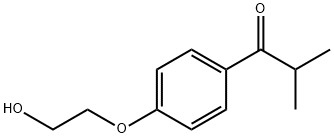 1-Propanone, 1-[4-(2-hydroxyethoxy)phenyl]-2-methyl- 구조식 이미지