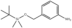 Benzenamine, 3-[[[(1,1-dimethylethyl)dimethylsilyl]oxy]methyl]- Structure