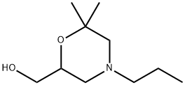2-Morpholinemethanol, 6,6-dimethyl-4-propyl Structure