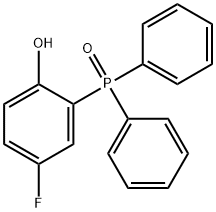 Diphenyl 2-hydroxy-5-fluoro-phenyl pho- sphine oxide 구조식 이미지
