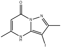 Pyrazolo[1,5-a]pyrimidin-7(4H)-one, 3-iodo-2,5-dimethyl- Structure