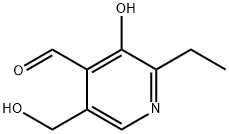 4-Pyridinecarboxaldehyde, 2-ethyl-3-hydroxy-5-(hydroxymethyl)- Structure
