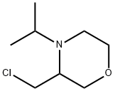 Morpholine, 3-(chloromethyl)-4-(1-methylethyl)- Structure