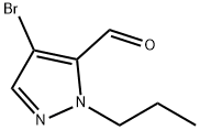 4-bromo-1-propyl-1H-pyrazole-5-carbaldehyde Structure