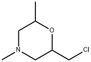 Morpholine,2-(chloromethyl)-4,6-dimethyl- 구조식 이미지