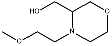 3-Morpholinemethanol, 4-(2-methoxyethyl)- Structure