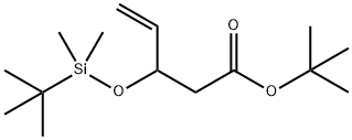 tert-Butyl-3-(tert-butyldimethylsilyloxy)pent-4-enoate Structure