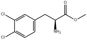 METHYL 2-AMINO-3-(3,4-DICHLOROPHENYL)PROPANOATE 구조식 이미지