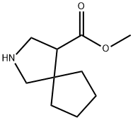 2-Azaspiro[4.4]nonane-4-carboxylic acid, methyl ester Structure