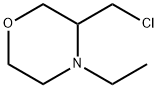 Morpholine, 3-(chloromethyl)-4-ethyl- 구조식 이미지