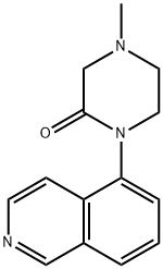 2-Piperazinone, 1-(5-isoquinolinyl)-4-methyl- Structure