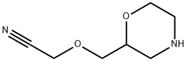 Acetonitrile,2-(2-morpholinylmethoxy)- Structure