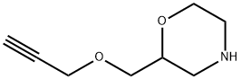 Morpholine,2-[(2-propyn-1-yloxy)methyl]- 구조식 이미지