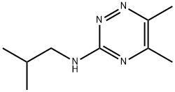 1,2,4-Triazin-3-amine, 5,6-dimethyl-N-(2-methylpropyl)- Structure