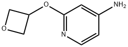 4-Pyridinamine, 2-(3-oxetanyloxy)- Structure