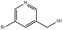 3-Pyridinemethanethiol, 5-bromo- Structure