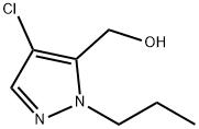 (4-chloro-1-propyl-1H-pyrazol-5-yl)methanol 구조식 이미지