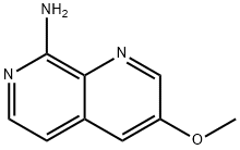 1,7-Naphthyridin-8-amine, 3-methoxy- 구조식 이미지
