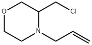 Morpholine, 3-(chloromethyl)-4-(2-propen-1-yl)- 구조식 이미지