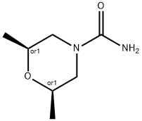 4-Morpholinecarboxamide, 2,6-dimethyl-, (2R,6S)-rel Structure