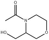 Ethanone, 1-[3-(hydroxymethyl)-4-morpholinyl]- Structure