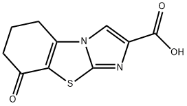 Imidazo[2,1-b]benzothiazole-2-carboxylic acid, 5,6,7,8-tetrahydro-8-oxo- Structure