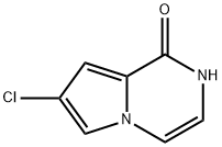 Pyrrolo[1,2-a]pyrazin-1(2H)-one, 7-chloro- Structure