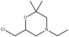 Morpholine, 6-(chloromethyl)-4-ethyl-2,2-dimethyl Structure