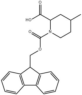 1,2-Piperidinedicarboxylic acid, 4-methyl-, 1-(9H-fluoren-9-ylmethyl) ester Structure