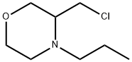 Morpholine, 3-(chloromethyl)-4-propyl- Structure